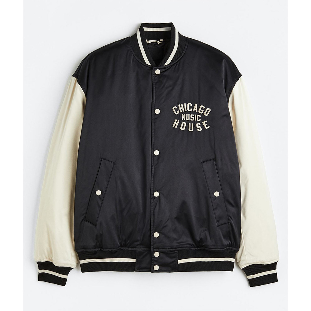 Chicago House Music Baseball Jacket - Image 2