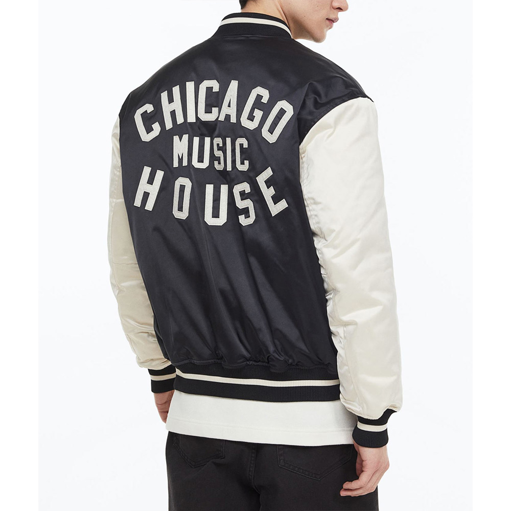 Chicago House Music Baseball Jacket - Image 9