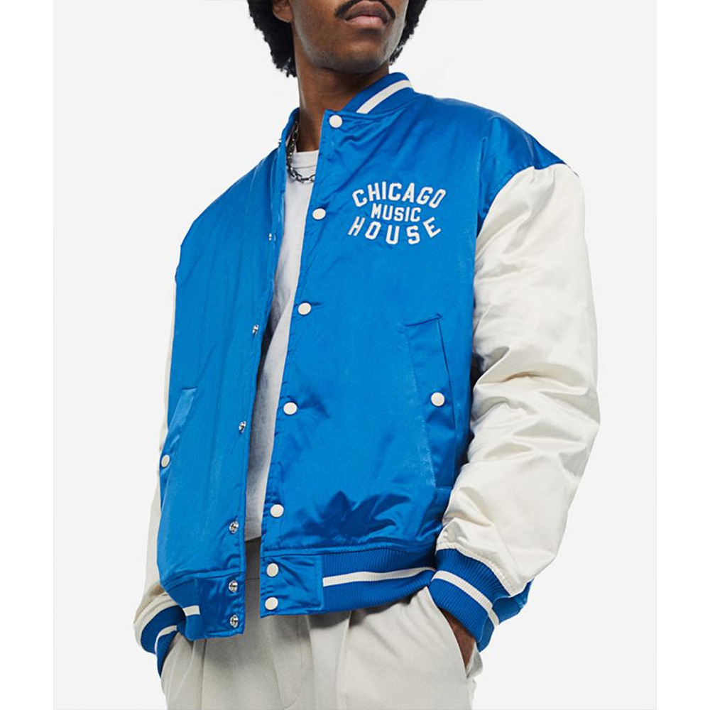 Chicago House Music Baseball Jacket - Image 8
