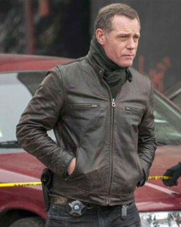 Chicago P.D. Season 10 Jason Beghe Leather Jacket
