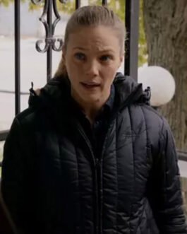 Chicago P.D. S10 Tracy Spiridakos Quilted Hooded Jacket