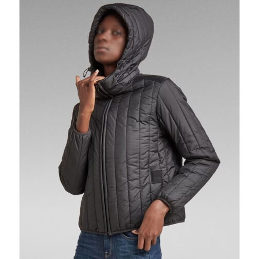 Chicago P.D. S10 Tracy Spiridakos Quilted Hooded Jacket - Image 5