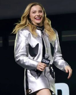 Chloe Moretz CCXP 2022 Silver Jacket