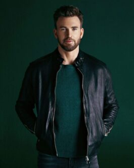 Live Smarter Better World Chris Evans Black Jacket
