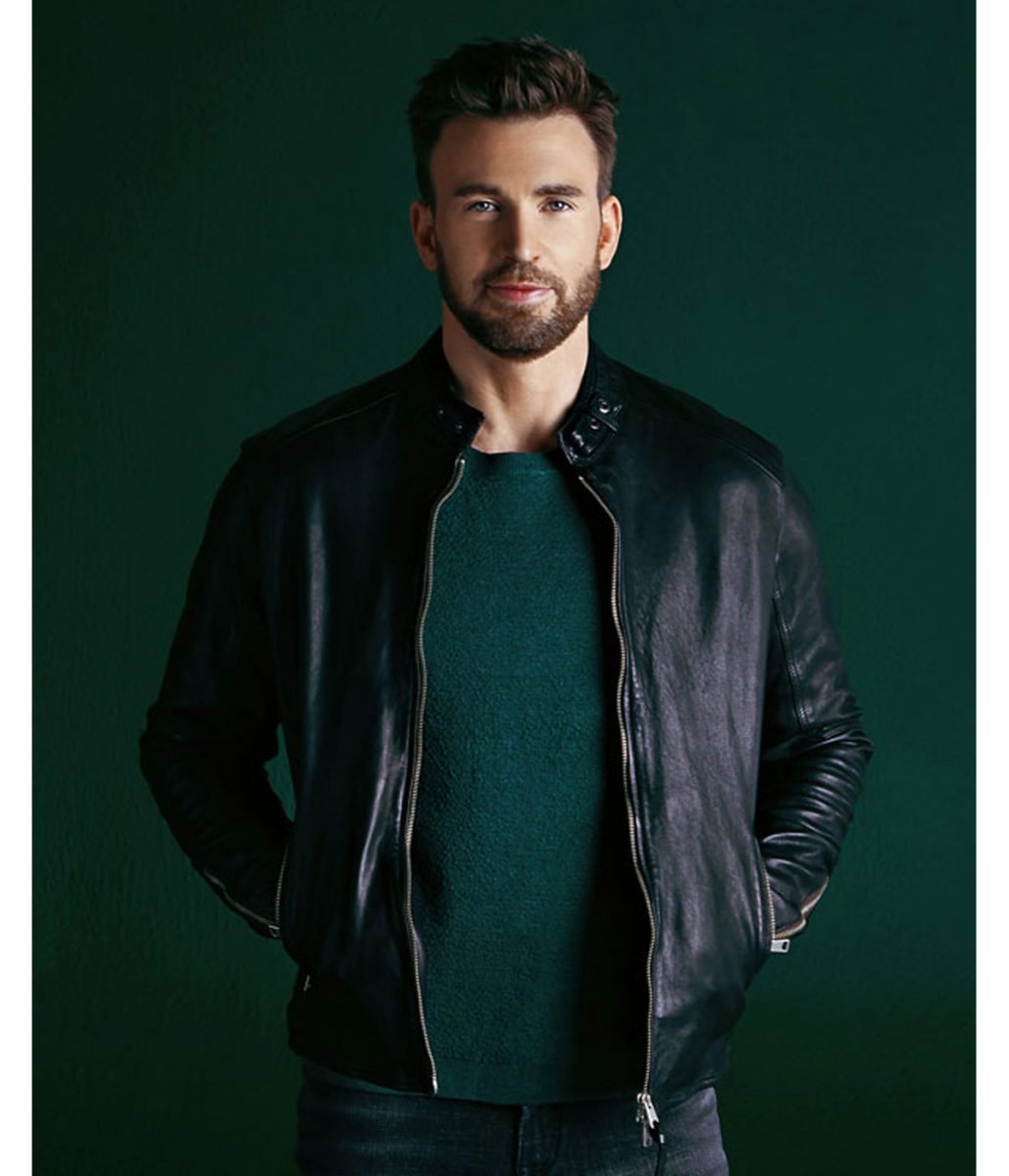 Live Smarter Better World Chris Evans Black Jacket