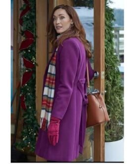 Sarah Power Nantucket Noel Purple Coat