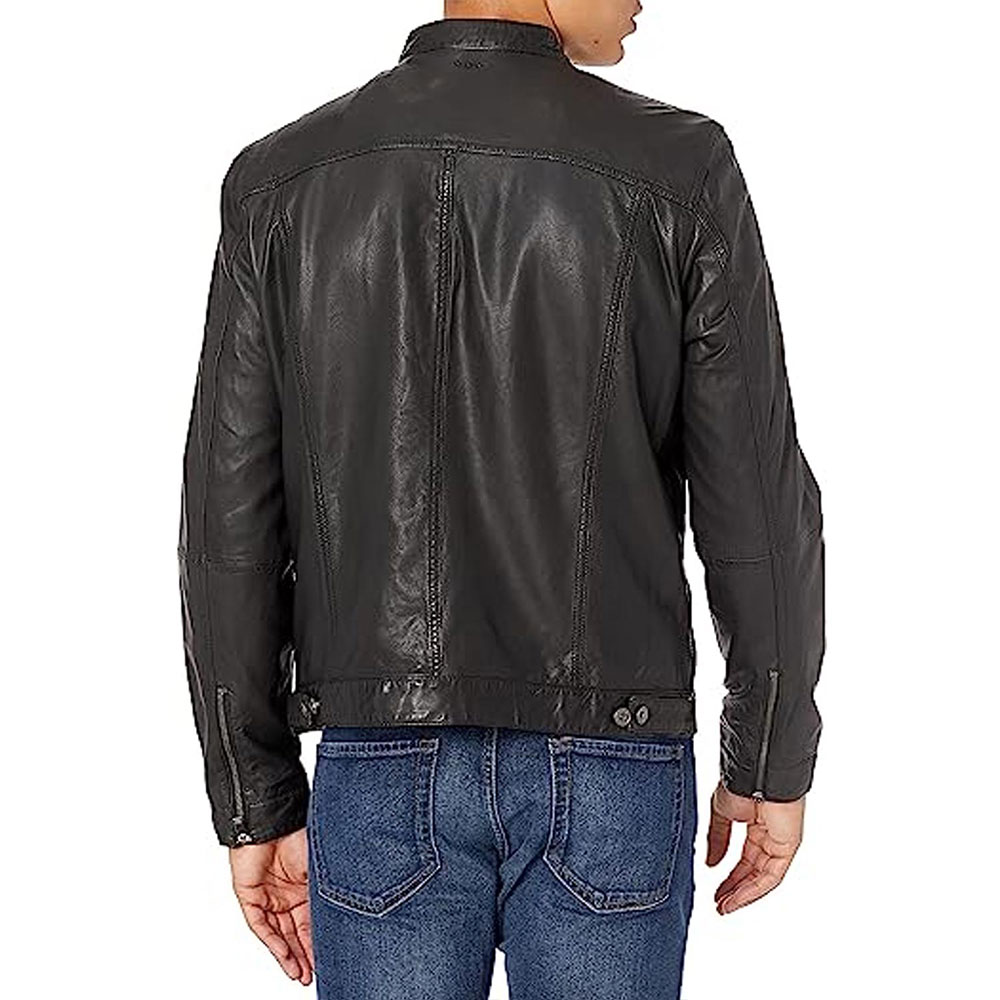 Law & Order S03 Christopher Meloni Leather Jacket - Image 3