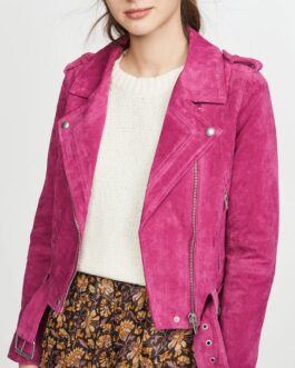 Chucky Alyvia Alyn Lind Pink Suede Jacket