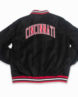 Cincinnati Bearcats Script Black Bomber Jacket