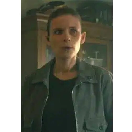 Class of 09 Kate Mara Gray Suede Jacket - Image 2
