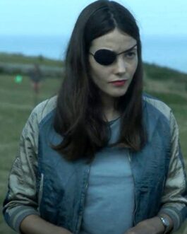 The Girl in the Mirror Claudia Roset Satin Bomber Jacket