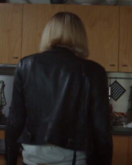 Clickbait Zoe Kazan Biker Leather Jacket