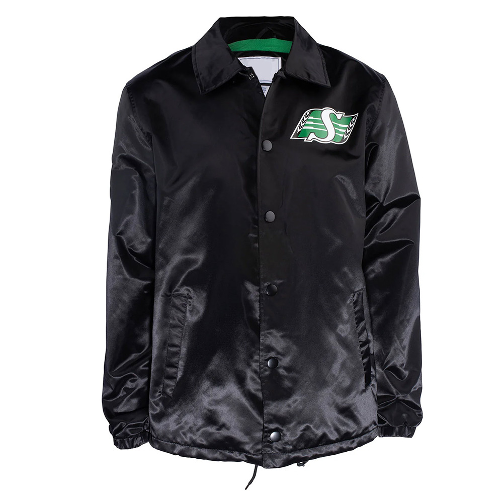 Saskatchewan Roughriders Coaches Black Windbreaker Jacket