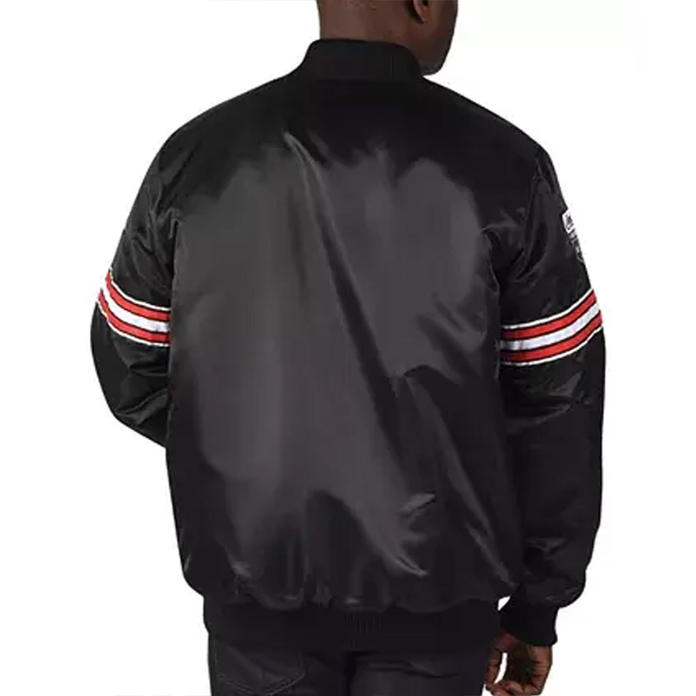 Coca-Cola Bomber Black Satin Jacket - Image 2