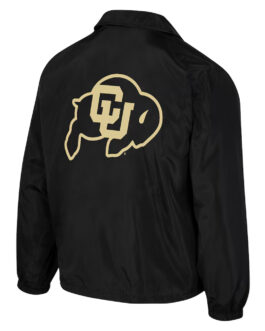 Colorado Buffaloes Black Coaches Jacket