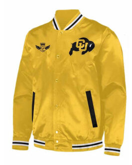 Colorado Buffaloes Gold Satin Jacket