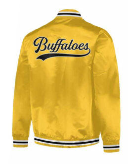 Colorado Buffaloes Gold Satin Jacket