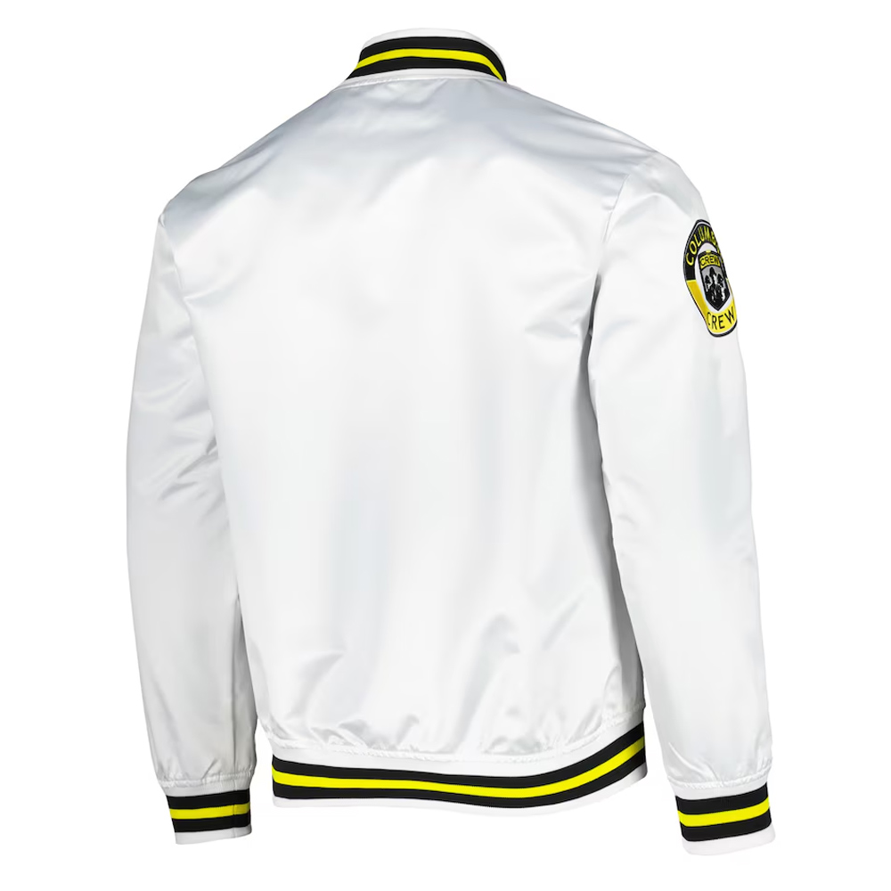 Columbus Crew White City Satin Jacket - Image 2