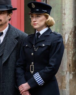 See How They Run Saoirse Ronan Black Jacket