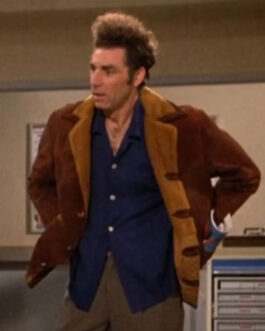 Seinfeld Michael Richards Suede Jacket