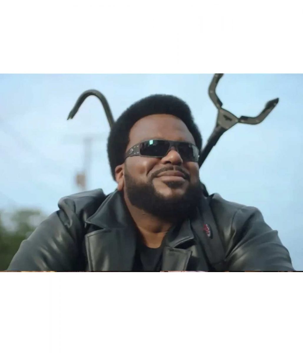 Craig Robinson Killing It Black Leather Blazer - Image 3