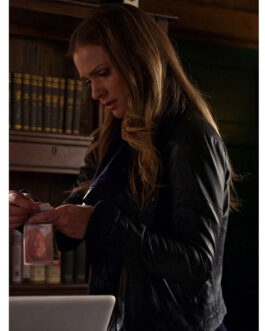 Criminal Minds S10 A.J. Cook Leather Jacket