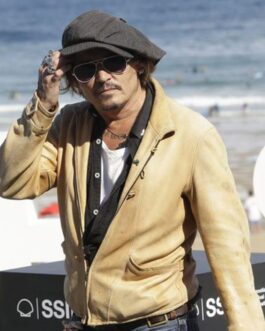 Johnny Depp Crock of Gold Few Rounds Leather Jacket