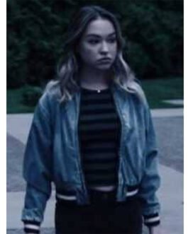 Cruel Summer Sadie Stanley Denim Bomber Jacket