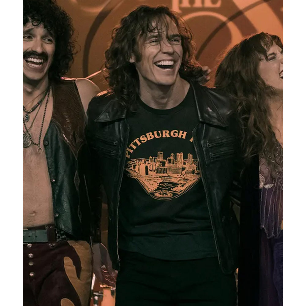 Daisy Jones & The Six Sam Claflin Leather Jacket - Image 2