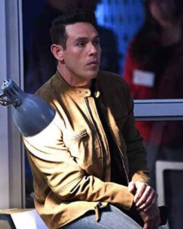 Kevin Alejandro Lucifer Season 05 Brown  Leather Jacket