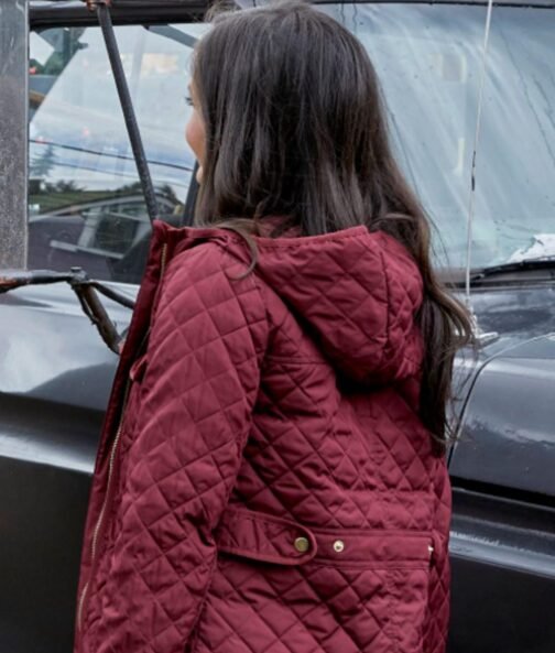 Danica Mckellar You Me & The Christmas Trees Quilted Jacket - Image 5