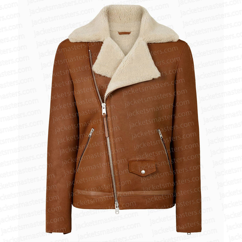 Dark Matter Dayo Okeniyi Shearling Leather Jacket - Image 4