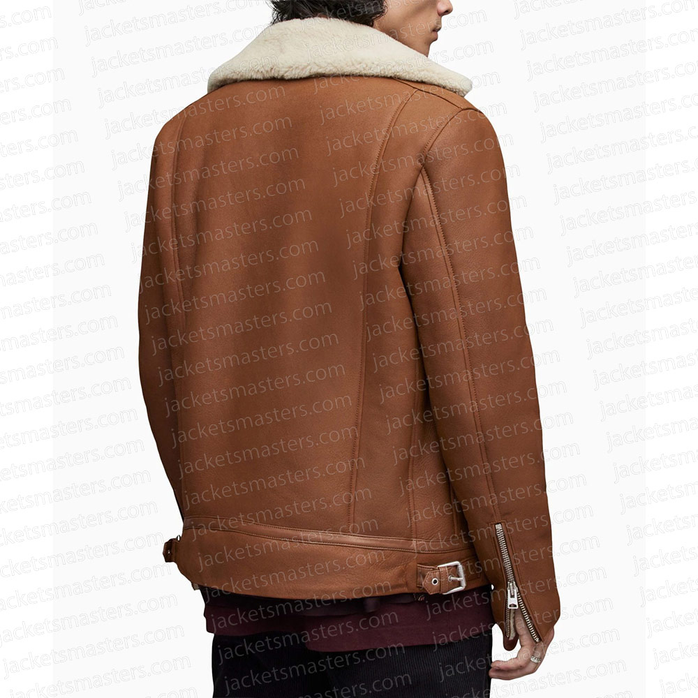 Dark Matter Dayo Okeniyi Shearling Leather Jacket - Image 3