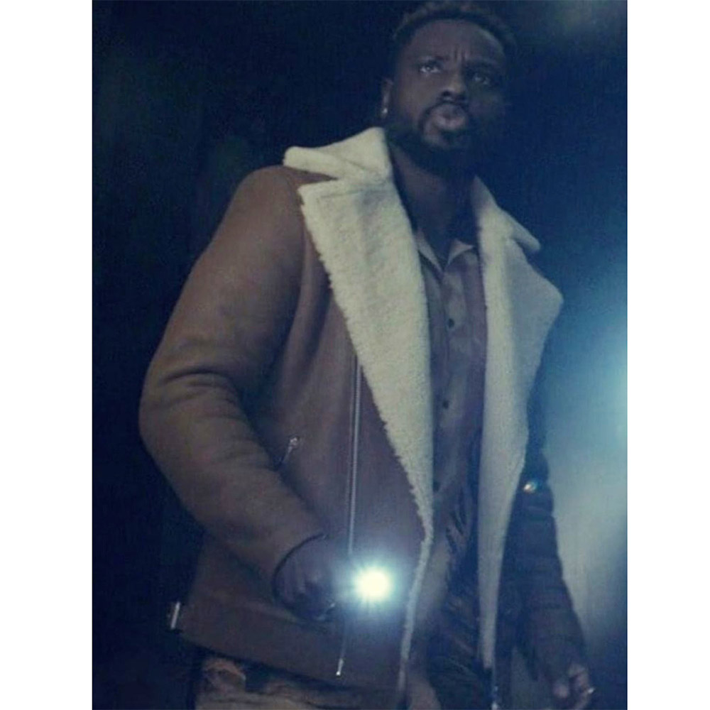 Dark Matter Dayo Okeniyi Shearling Leather Jacket - Image 6