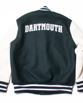 Dartmouth Green and White Varsity Jacket