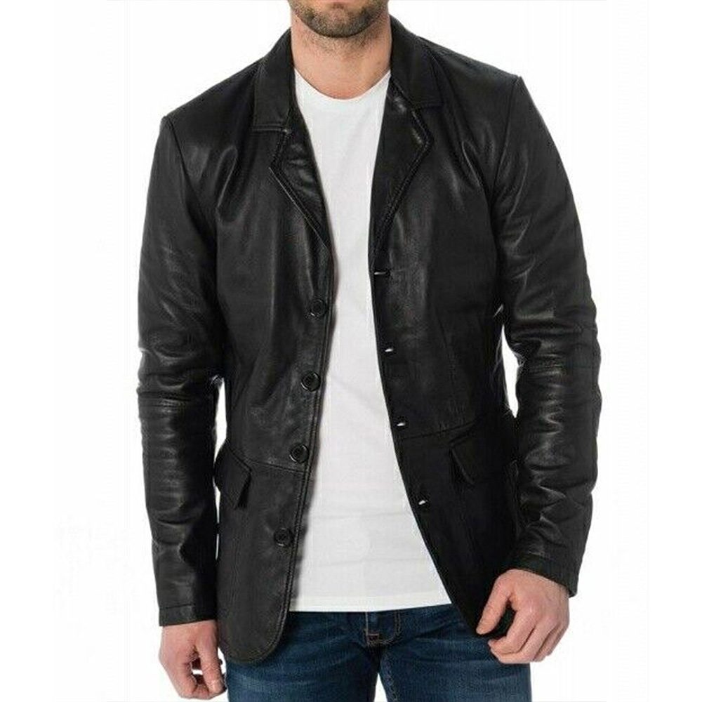 Once Upon a Time S05 Josh Dallas Leather Blazer