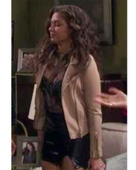 Days of Our Lives S02 Victoria Konefal Leather Jacket