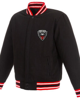 D.C. United Black Varsity Wool Jacket