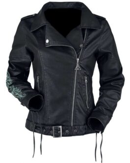 Biker Death Eater Leather Jacket