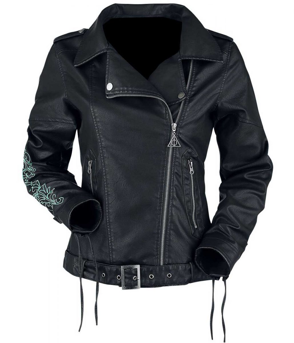 Biker Death Eater Leather Jacket