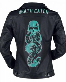 Biker Death Eater Leather Jacket