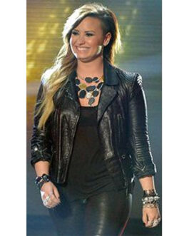 Demi Lovato American Idol Leather Jacket