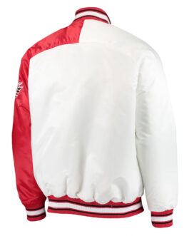 Dugout Championship Detroit Red Wings White and Red Jacket