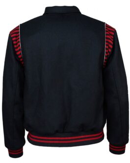Varsity 1950 Detroit Stars Black Wool Jacket