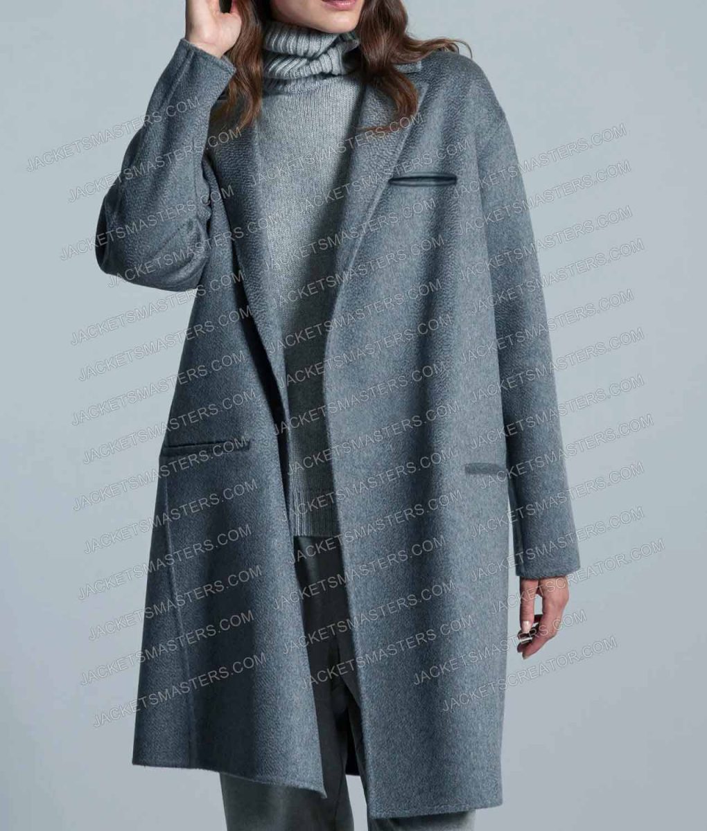 Teresa Palmer A Discovery of Witches Wool Gray Coat