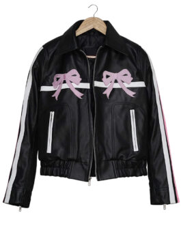 Arcana Archive Bow Leather Jacket