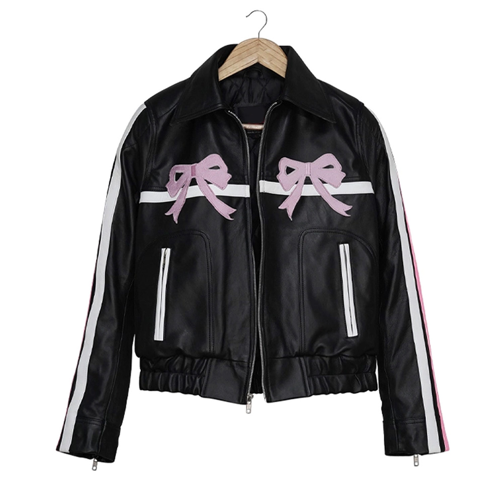 Arcana Archive Bow Leather Jacket