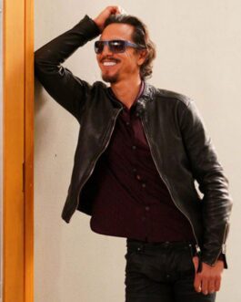 DMZ Benjamin Bratt Biker Leather Jacket