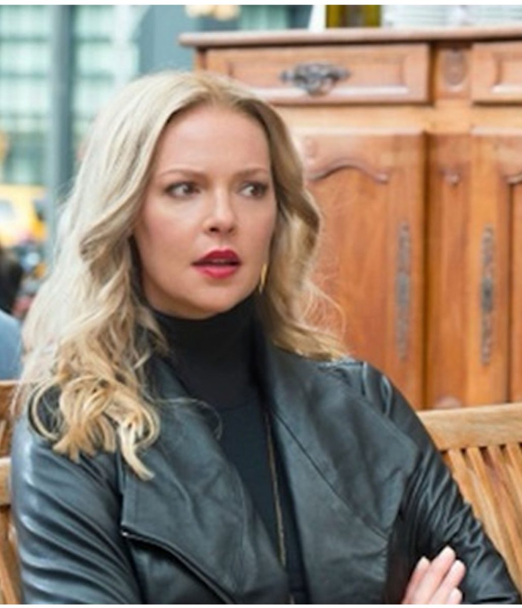 Doubt Katherine Heigl Black Leather Jacket - Image 4