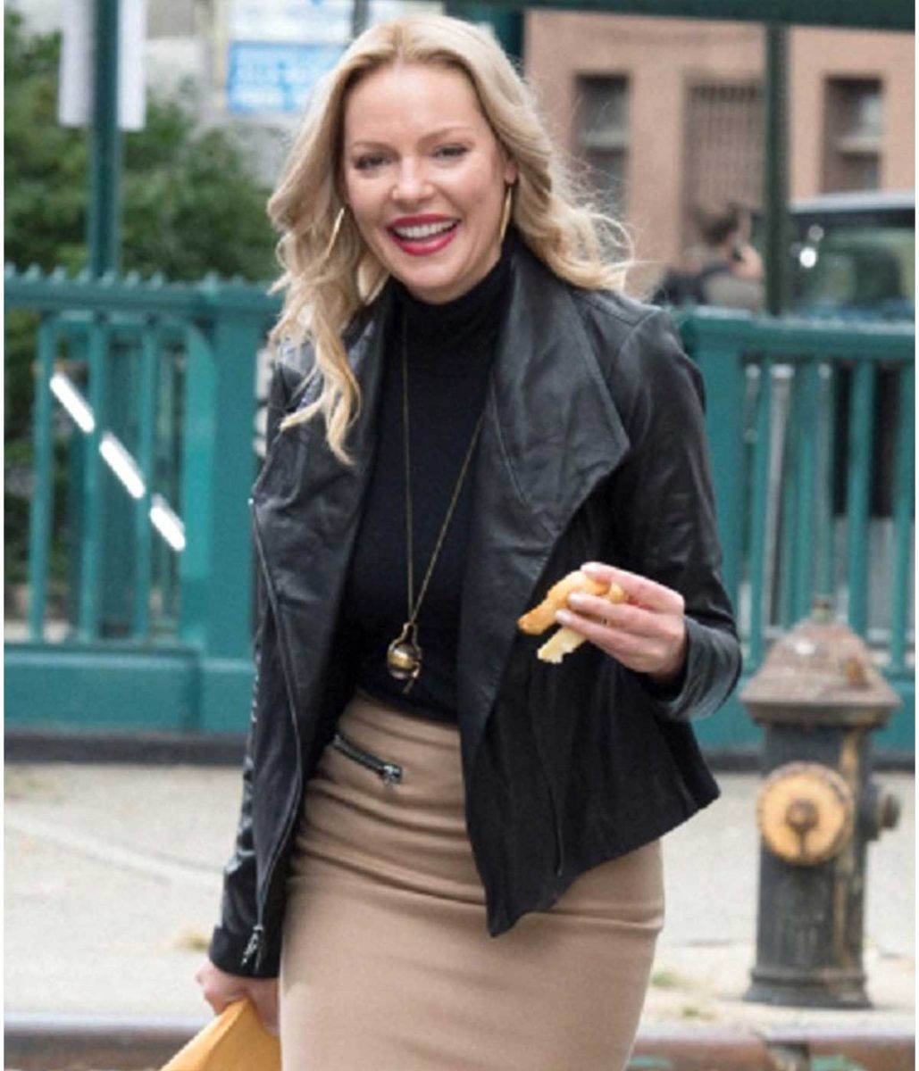 Doubt Katherine Heigl Black Leather Jacket - Image 2